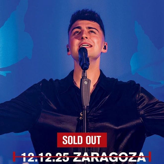 ¡JUANJO BONA BATE RÉCORDS EN ZARAGOZA AGOTANDO ENTRADAS EN MINUTOS Y ANUNCIANDO SU FIN DE GIRA CON UNA NUEVA FECHA EN LA SALA MULTIUSOS DEL AUDITORIO!