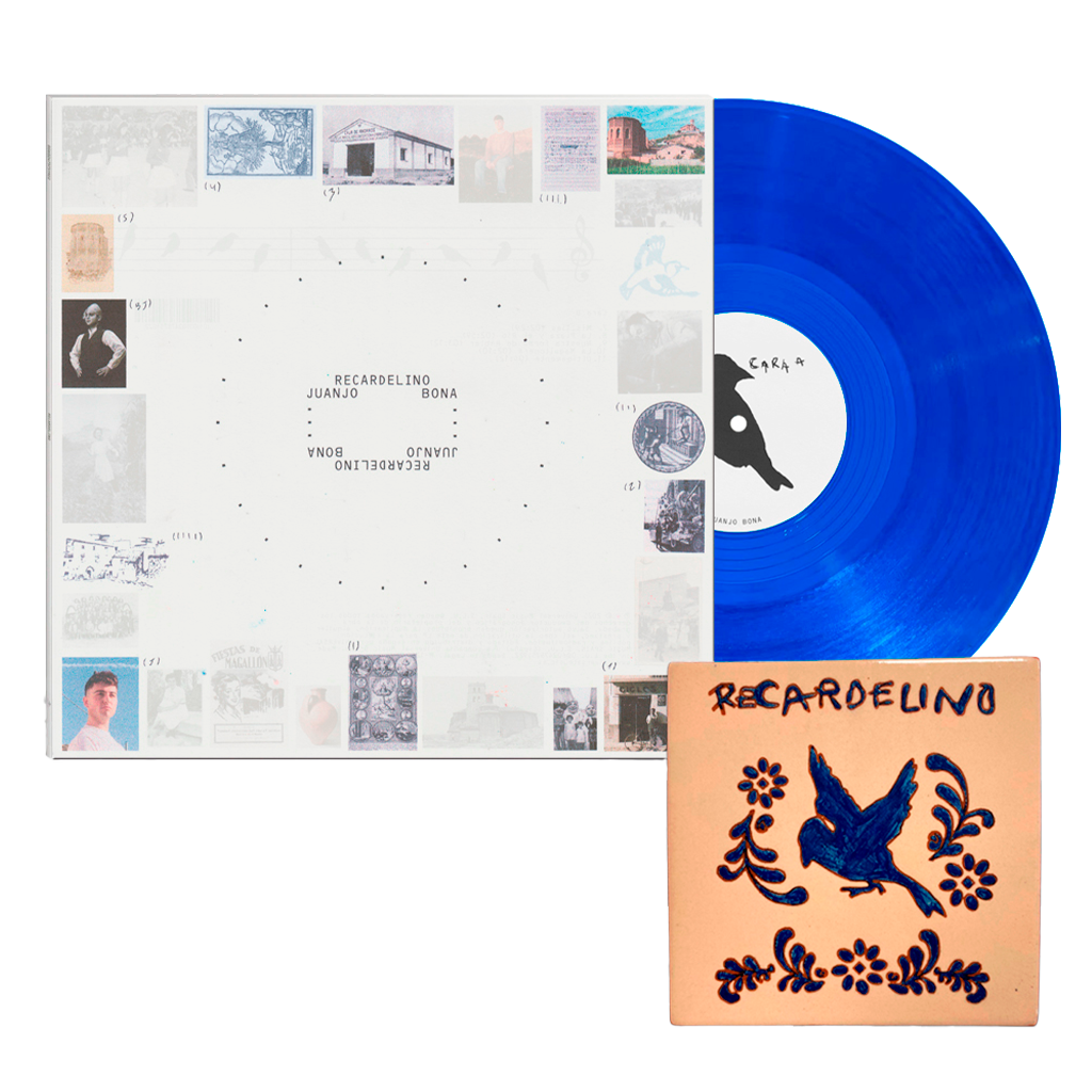 Recardelino - Vinilo (Edición Exclusiva Firmada Color Azul Transparente) + Azulejo firmado