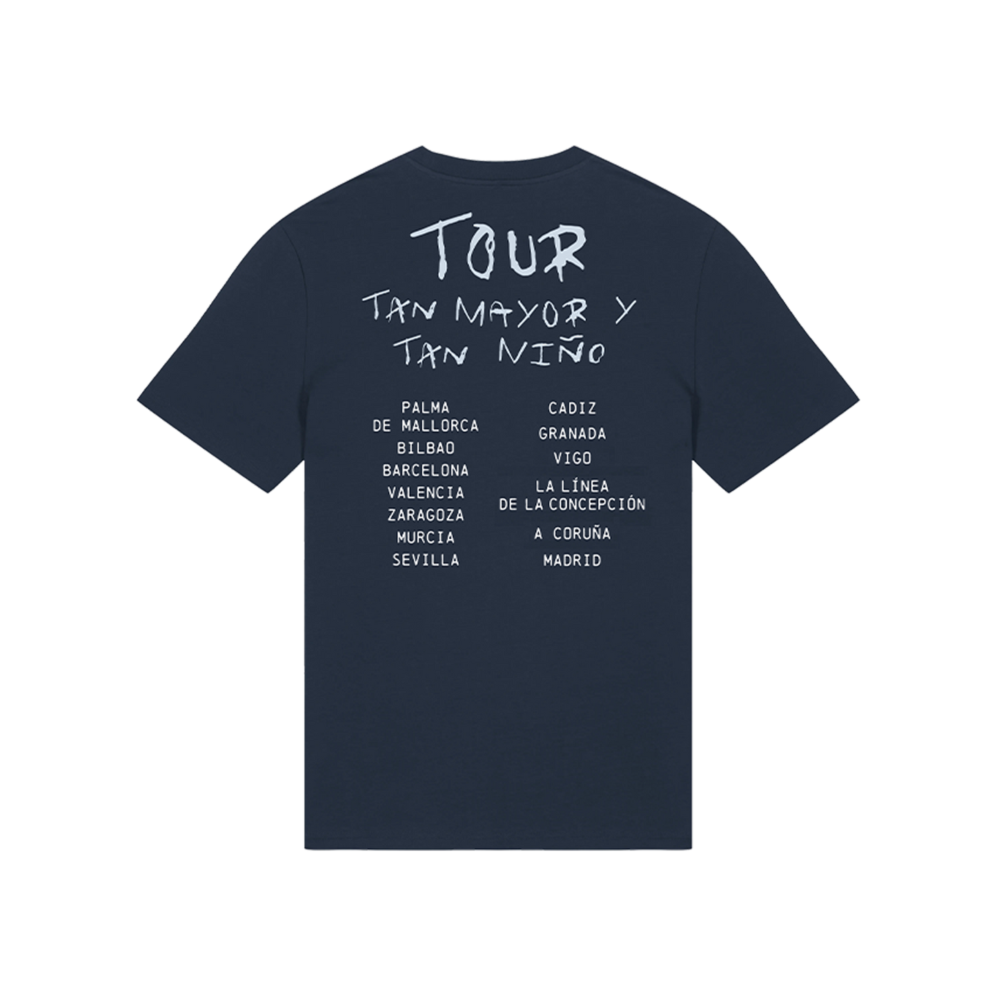 Camiseta "tan mayor y tan niño" tour